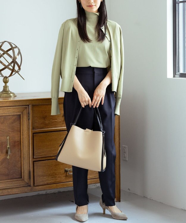 組曲 ノットデザイントートバッグ ベージュ系1