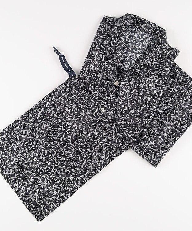 ワコール／睡眠科学 パジャマ 長袖 長ズボン 綿100%(本体) サテン 【睡眠科学×mintdesigns】 メンズ YGX606 睡眠科学／ワコール ブラック