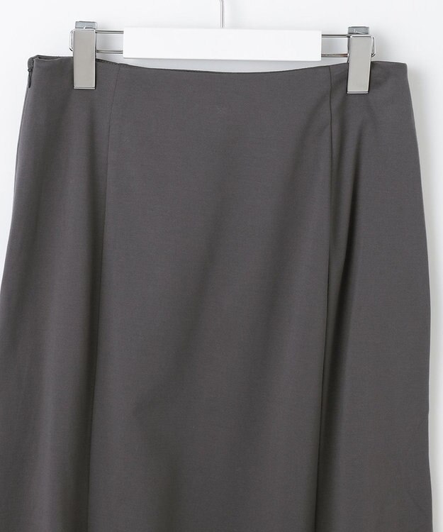 自由区 L 【セットアップ対応・洗える】エアーポンチ スカート チャコール