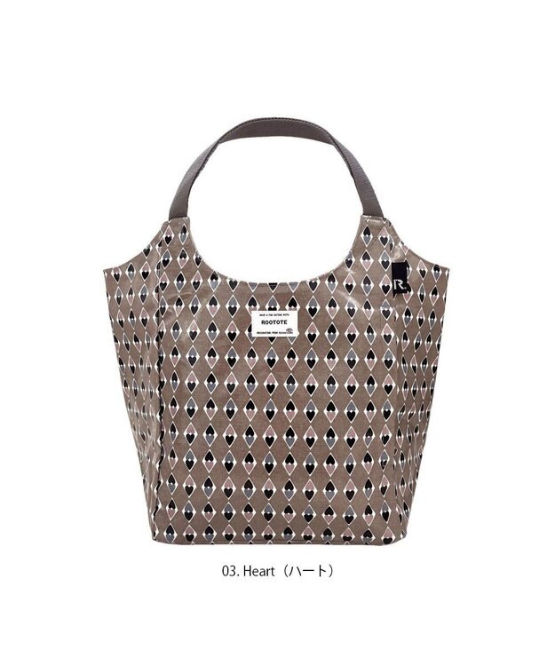 ROOTOTE 1022【肩掛け】EU.ラウンド.ラミネート-P 03：ハート