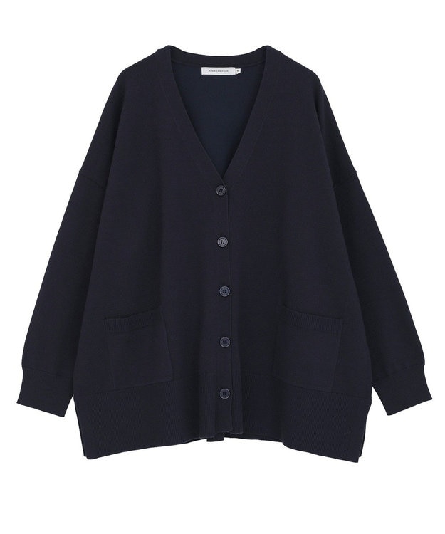 AMERICAN HOLIC バイパチVネックルーズカーディガン Navy