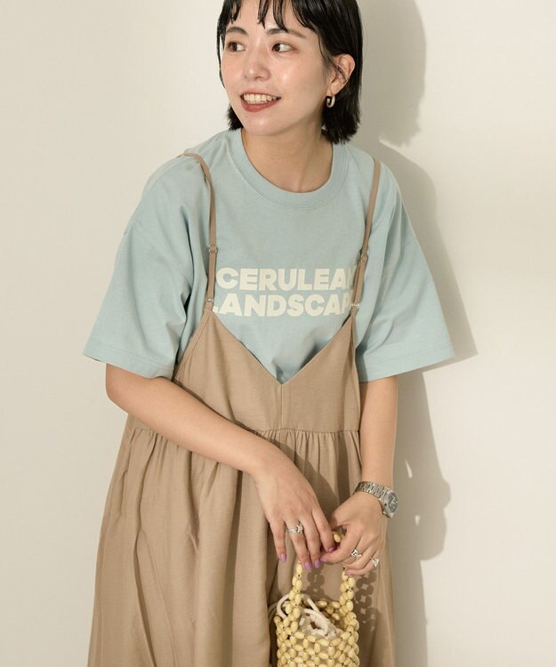 AMERICAN HOLIC BoldロゴプリントTシャツ Mint