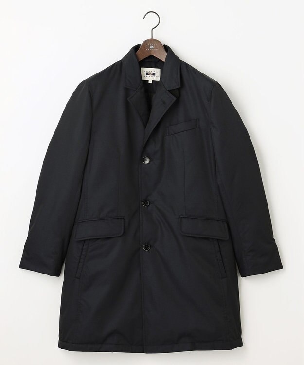 JOSEPH ABBOUD 【軽量/ダウンの吹き出しを防ぐキルトレス】ADSインターレース ダウンコート ネイビー系