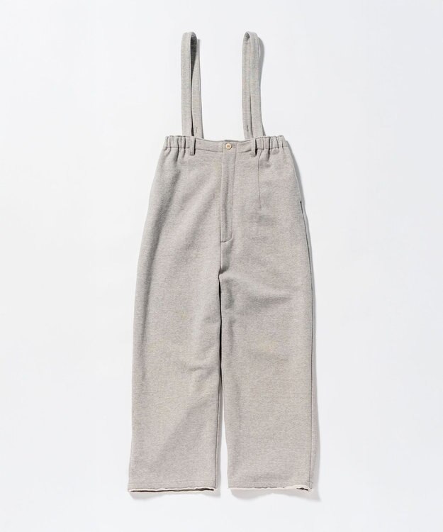 LENO SWEAT SALOPETTES スウェットサロペット BROWN