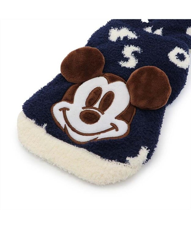 PET PARADISE ディズニー ミッキー 遠赤外線 ルームパーカー 《ロゴ柄》 小型犬 ネイビー