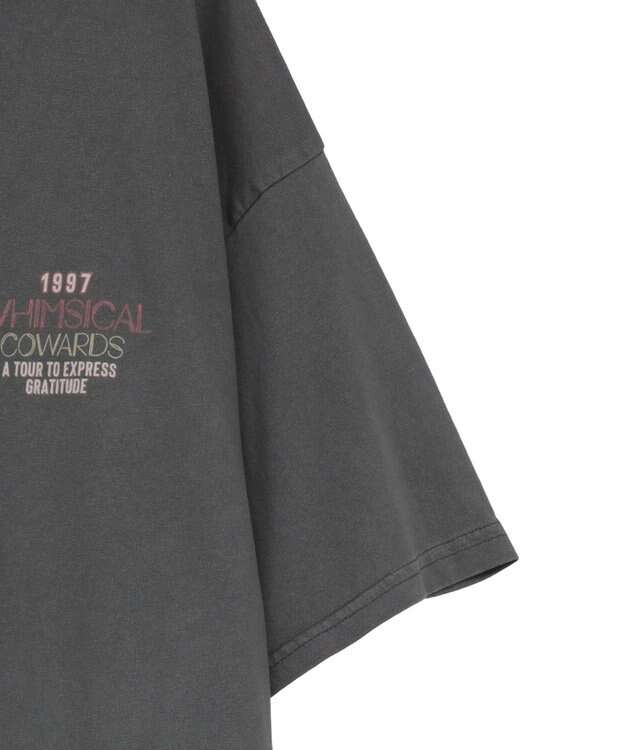 AMERICAN HOLIC 【選べる丈】ツアーロゴ加工Tワンピース Charcoal Gray