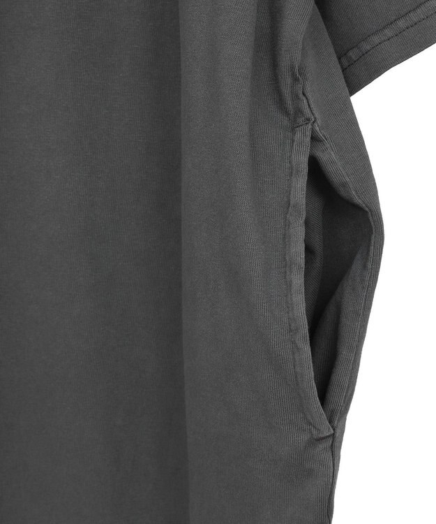 AMERICAN HOLIC 【選べる丈】ツアーロゴ加工Tワンピース Charcoal Gray