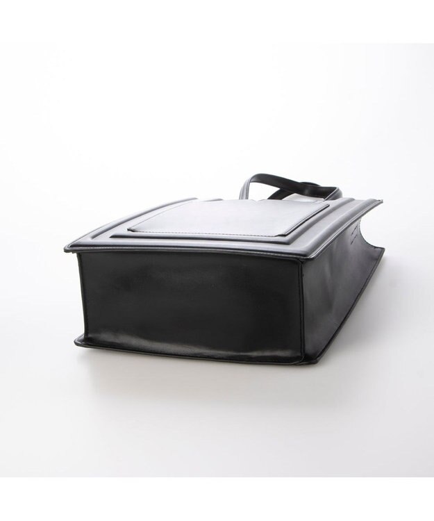 UNBILLION カシュカシュ cachecache / パネル型押し2wayトート ブラック