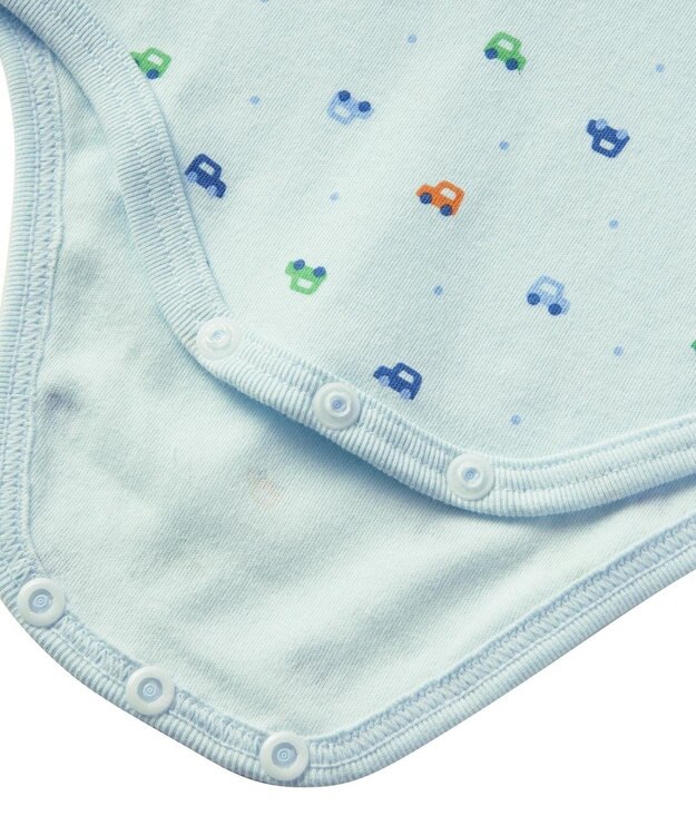 MIKI HOUSE HOT BISCUITS 【70-90cm】 長袖ボディシャツ２枚セット(かぶり仕様) マルチ