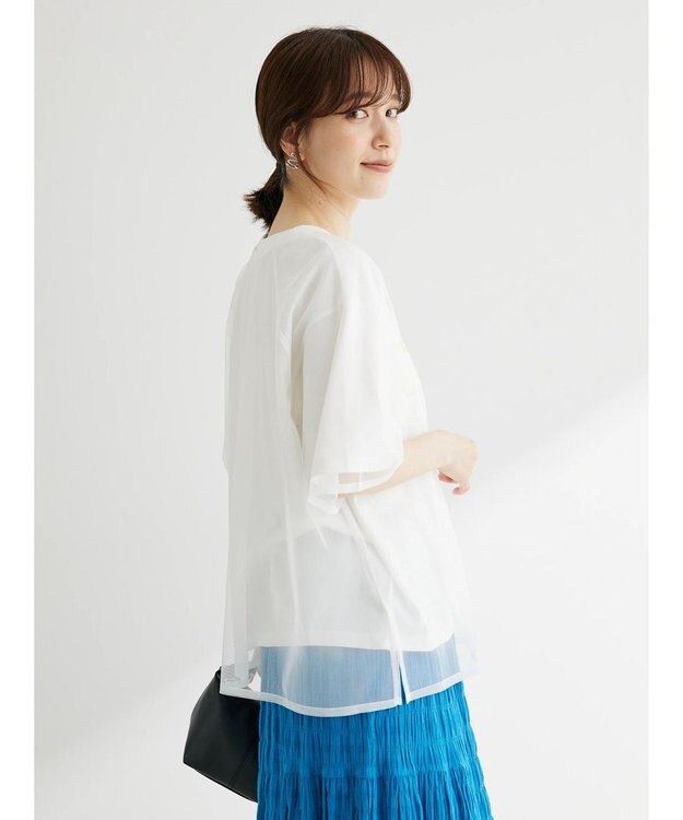 Green Parks ＳＥＴ２点　チュール＋ロゴＴｅｅ Off White