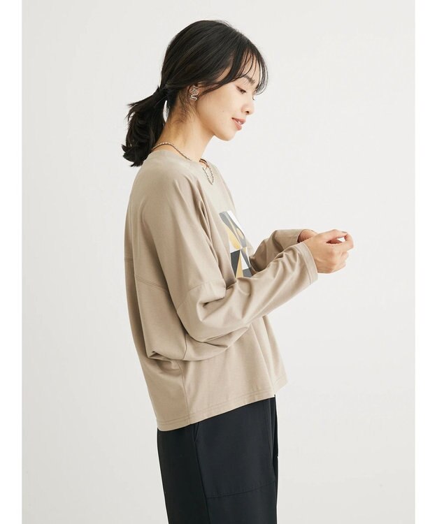 Green Parks ・ｆｕｒｒｙ　ｒａｔｅ　キカガクｐｔドルマンロンＴ Gray Beige