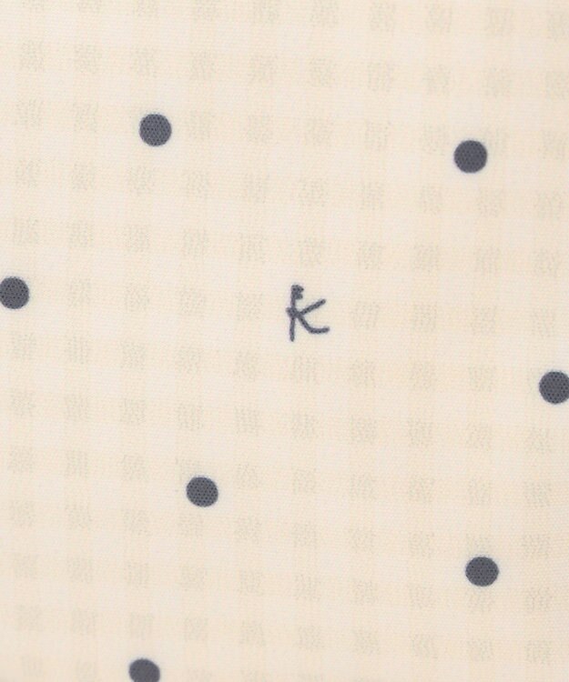 組曲 KIDS gingham K heart トラベルバッグM ベージュ系5