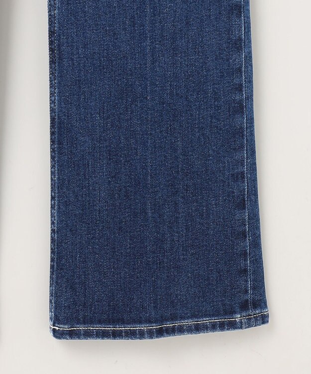 ANY SIS L 【美Denimシリーズ】センタープレスセミフレア デニム インディゴ