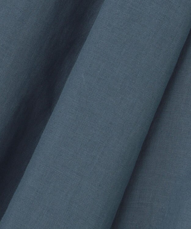 23区 S 【洗える】LIBECOリネン ガウチョ パンツ ダークグリーン系