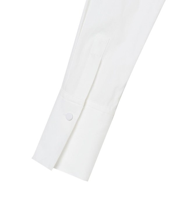 JOSEPH 【洗える】ポプリンカラーブロック　リラックスブラウス B&W Quail