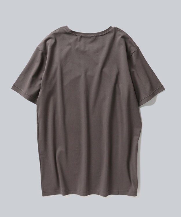 WHITE MAILS 【UNISEX】SPANDEX PAPER JERSEY CREW NECK Tシャツ コゲチャ