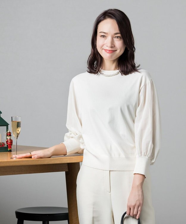 ONWARD Reuse Park 【23区】ニット秋冬 オフホワイト