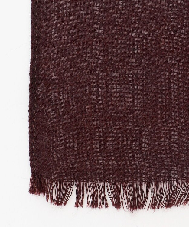 JOSEPH ABBOUD 【イタリアHolliday&Brown社製】フラワーパターン ストール ワイン系7