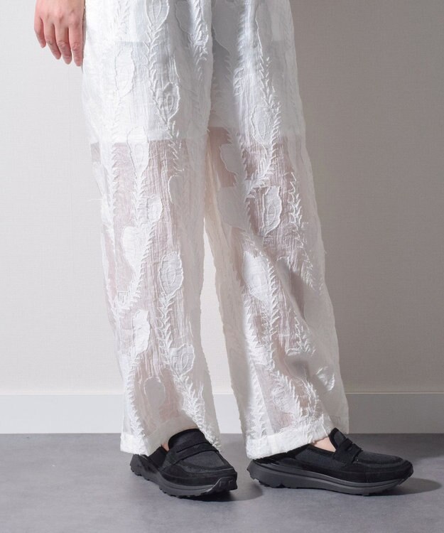 INTER-CHAUSSURES 【BUSSOLA】ローファースニーカー ブラック雑材