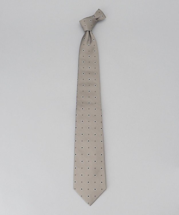 GOTAIRIKU GOTAIRIKU別注【日本製】シルク ネクタイ_小紋柄 ベージュ系8