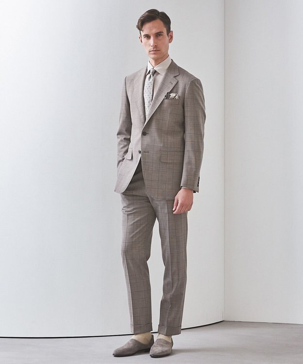 GOTAIRIKU 【形態安定】PREMIUMPLEATS_レギュラーカラー 通年ドレスシャツ_アイボリー(25年春夏モデル) アイボリー系