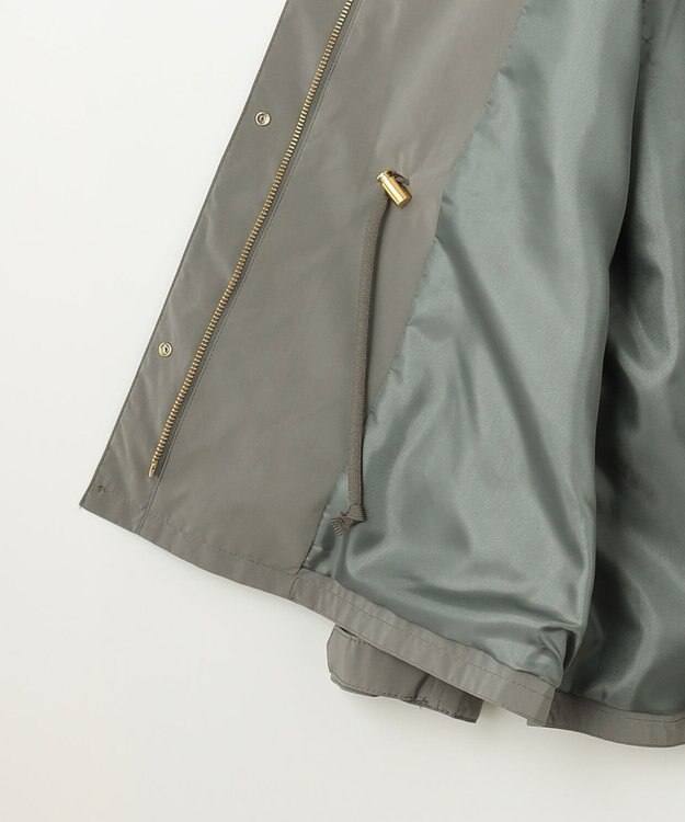 J.PRESS LADIES L 【洗える・撥水】Artirosa フーデッド コート モカグレー系