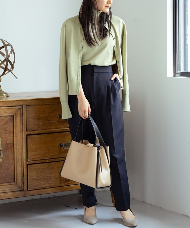 組曲 ノットデザイントートバッグ ベージュ系1