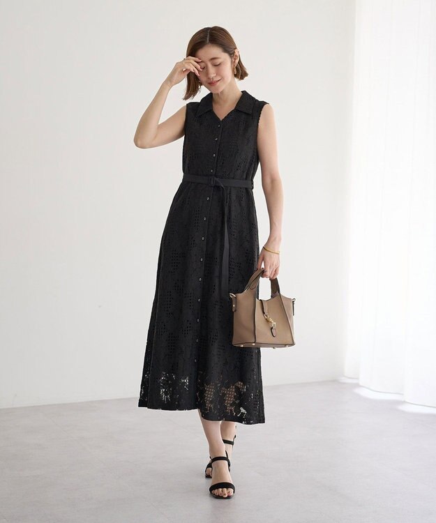 YECCA VECCA レースワンピース Black
