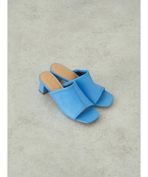 earth music&ecology ＯＲｉｅｎｔａｌＴＲａｆｆｉｃ　ストレッチミュールサンダル Blue