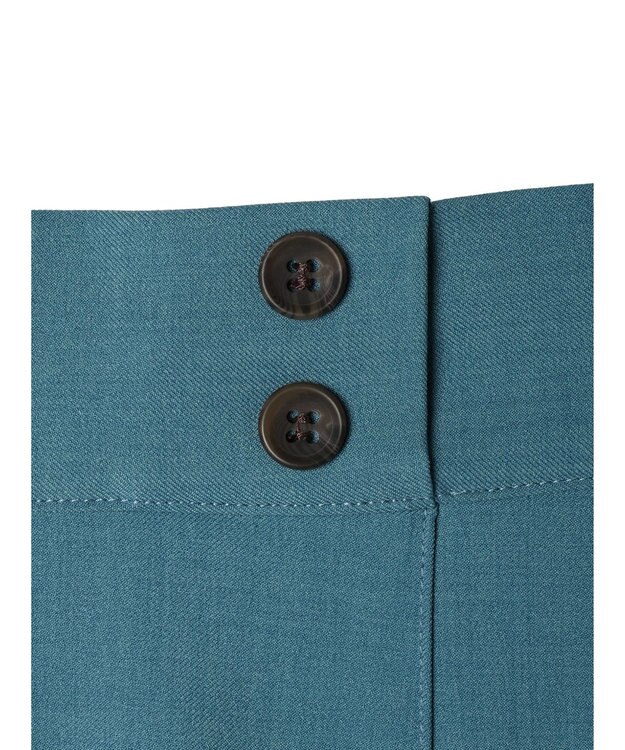 Green Parks 接触冷感　きれいシルエットＩラインスカート Blue