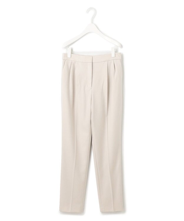 ICB 【洗える・WEB限定カラーあり】 ウールミルドサキソニー テーパードパンツ トープ系