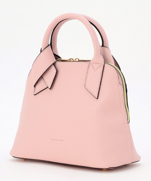 LA BAGAGERIE 【maison vert】 【超軽量/多収納】リボンハンドル2WAYバッグ コーラル