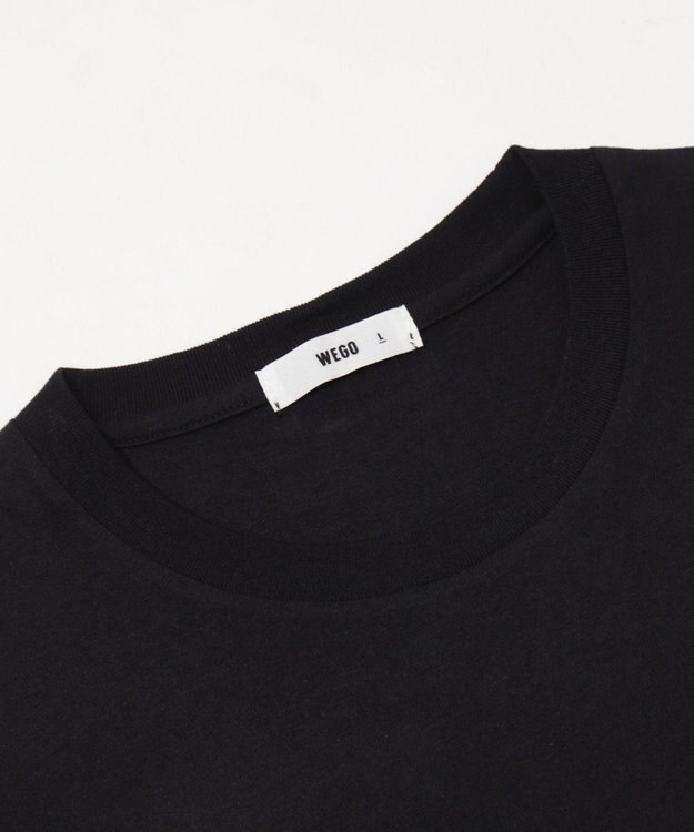 WEGO 【2点セット】アクセ付きアンサンブルグラフィックT（長袖） ホワイト
