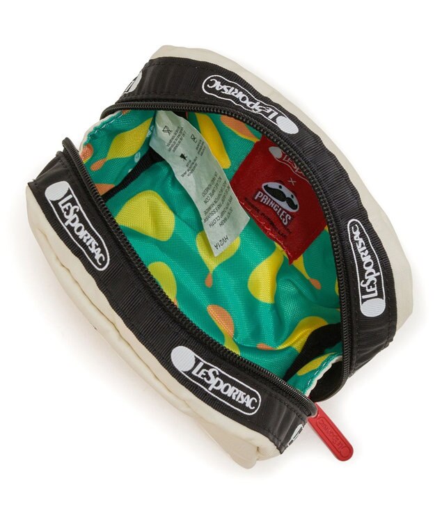 LeSportsac SQUARE COSMETIC/プリングルズミスターPエンブロイダリー プリングルズミスターPエンブロイダリー