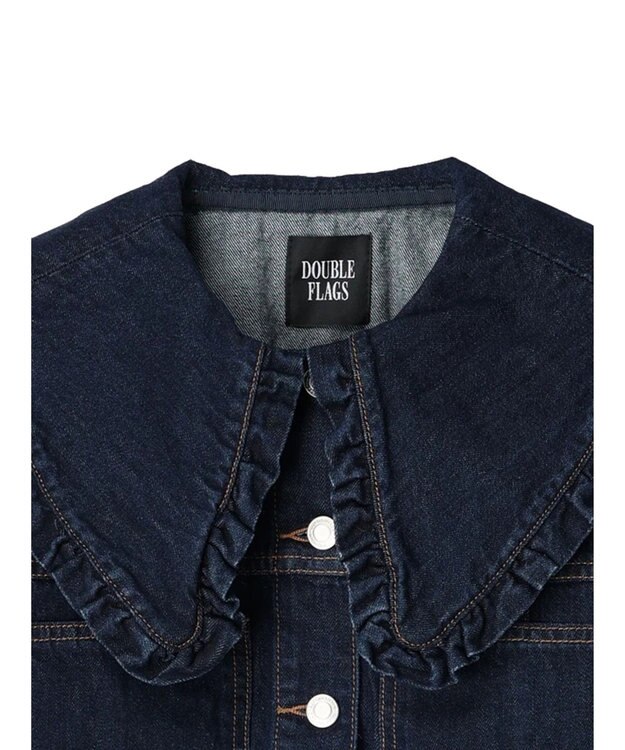 Green Parks ・Ｄｏｕｂｌｅ　Ｆｌａｇｓ　フリルカラーＧジャン One Wash