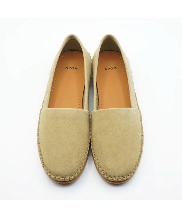 APOM アンライニングモカシン15 ベージュスエード