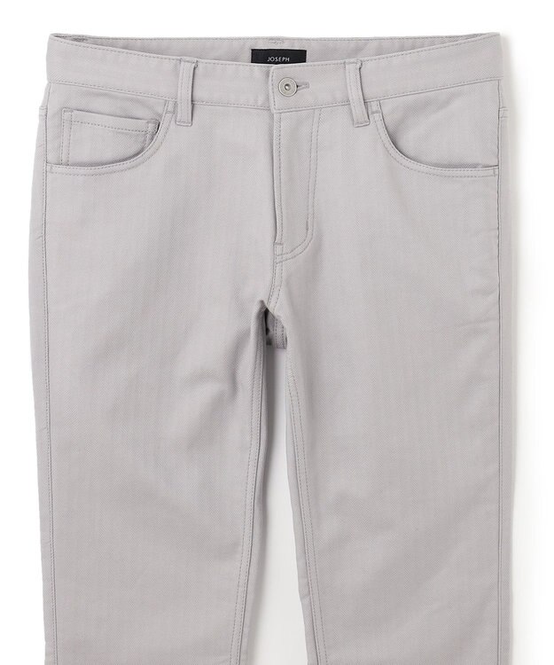 JOSEPH HOMME スーパーストレッチヘリンボン  / STICK 5P ライトグレー系