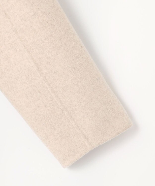 組曲 S ダブルブレストリバー コート アイボリー系