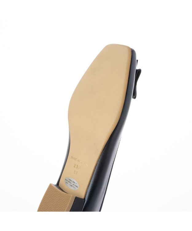 Riz raffinee <Riz raffinee>モチーフ金具付バレエパンプス ネイビーメタリック