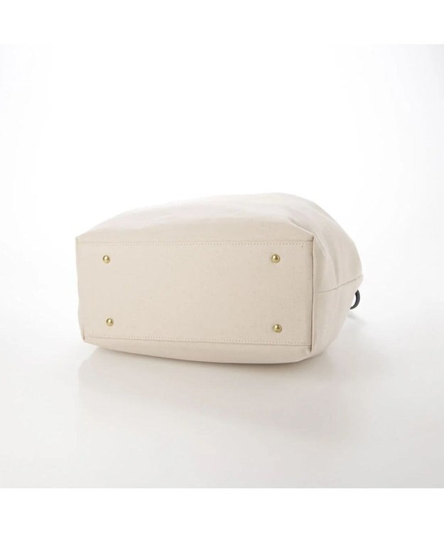 UNBILLION preche パラフィン防水キャンバスドロストトートバッグ アイボリーブラック