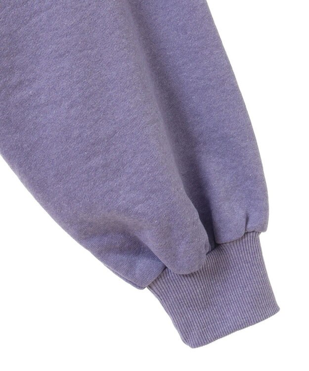 Green Parks ウ゛ィンテージ風ｚｉｐ裏毛カーディガン Purple