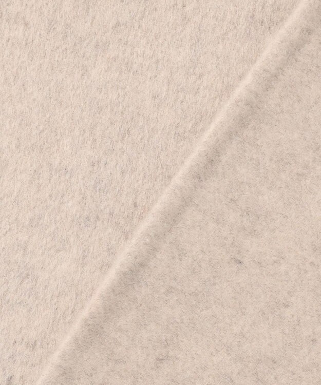 組曲 S ダブルブレストリバー コート アイボリー系