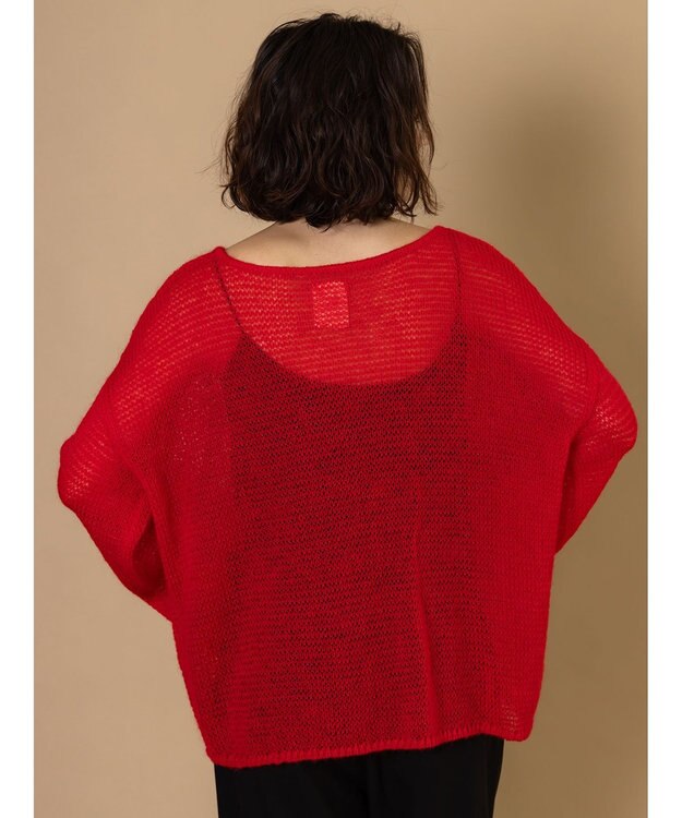 Te chichi 【R by Te chichi】シアールーズニット《2025winter catalog item》 レッド