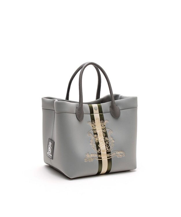 A.D.M.J. 【魔法の様に軽い】イタリアンファブリック/マジックライト/センターリボントートM グリス