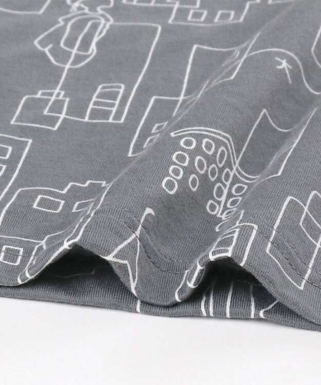 ワコール／睡眠科学 パジャマ 5分袖 半袖 8分丈 綿100%(本体) 天竺素材 レディース YDT152 睡眠科学／ワコール グレー