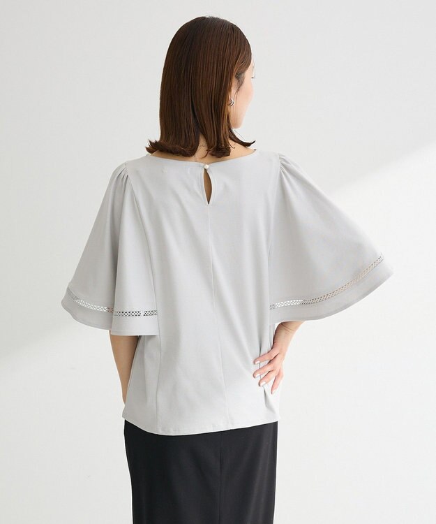Green Parks 華やぎカットソー（フレアスリーブ） Light Gray