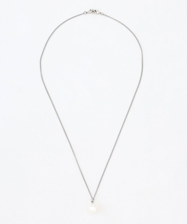 ANY SIS メタルコイン2連 ネックレス シルバー