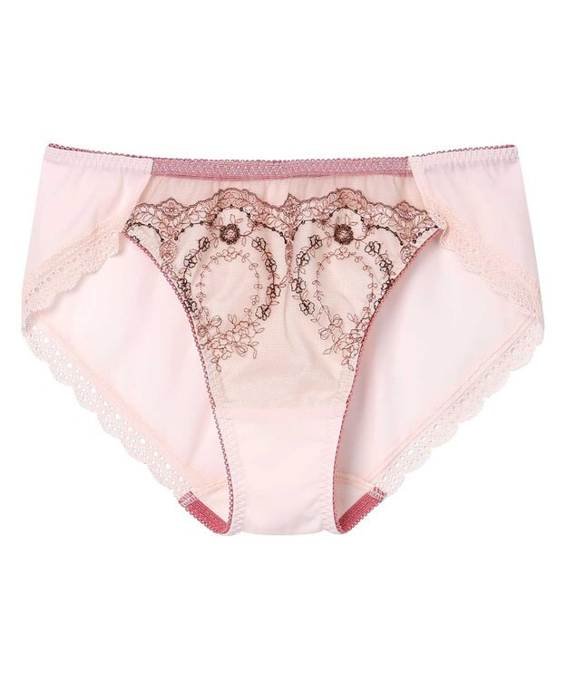 AMPHI 【sweet web掲載】 ショーツ 【BRAGENIC ブラジェニック 脇高細見えタイプ】BMI353とペア 吸汗速乾(後ろ身頃) アウターにひびきにくい(裾) PMI153 アンフィ／ワコール ピーチ