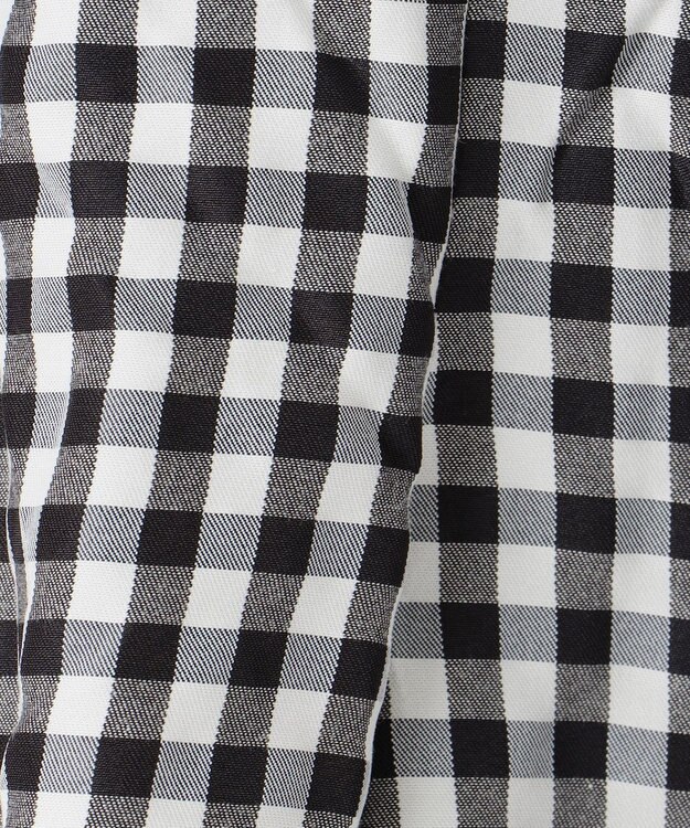 組曲 KIDS 【110-140㎝】フレアーギンガム ショートパンツ ブラック系3