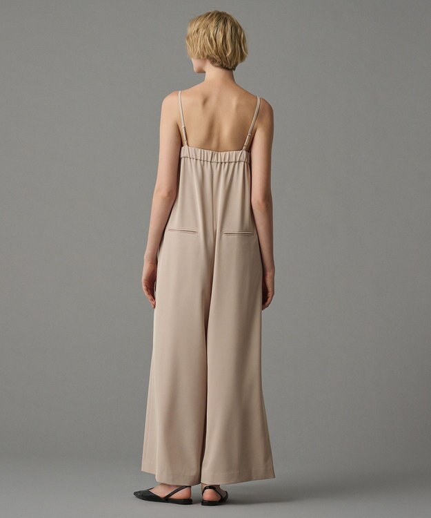 uncrave 【接触冷感・撥水・洗濯機洗い可】クールタッチツイル オールインワン（uncrave STANDARD） ピンクベージュ